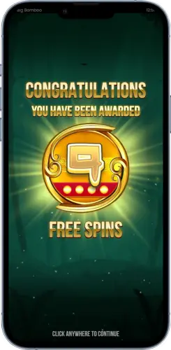 9 Freispiele im Big Bamboo Slot